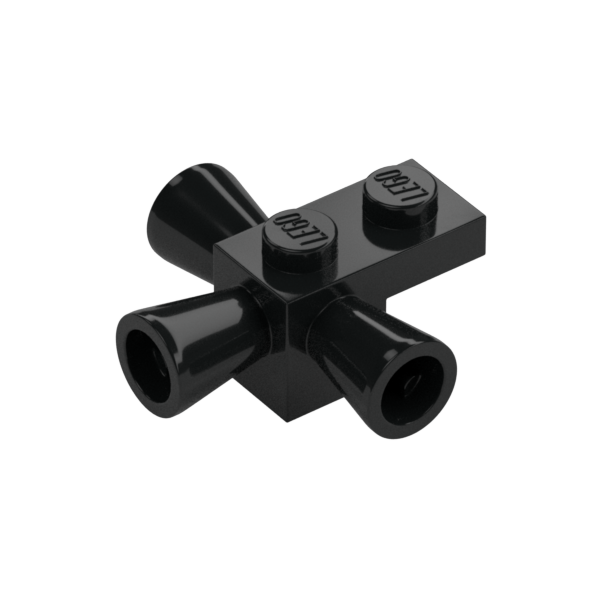 Black Brick Special 1x1 with 3 Speakers / Loudspeakers / Space Positioning Rockets - Used - $0.08