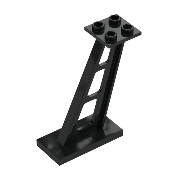 Black Support 2x4x5 Stanchion Inclined [5mm wide posts] - Used - $0.25