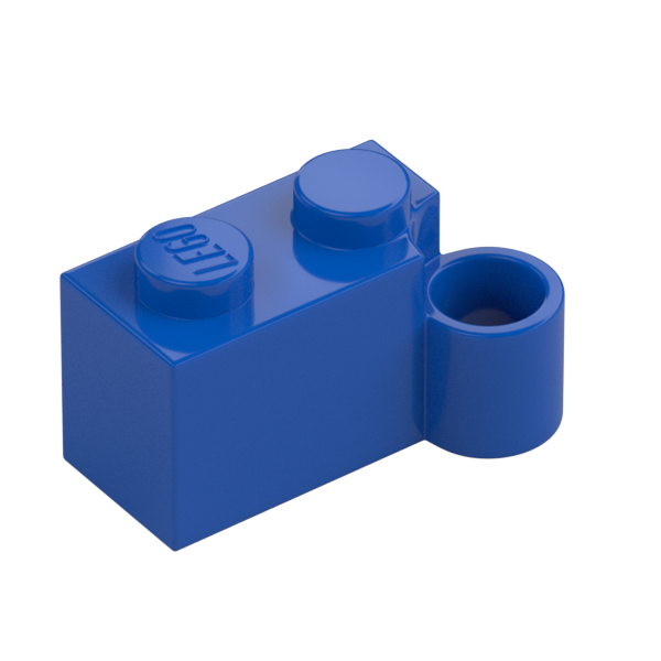 Blue Hinge Brick 1x4 [Lower] - Used - $0.59