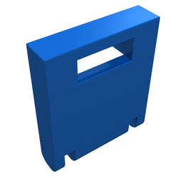 Blue Box2x2x2 Door with Slot - Used - $0.22