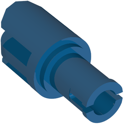 Blue Arm Piece with Pin, 3 Fingers - Used - $0.18