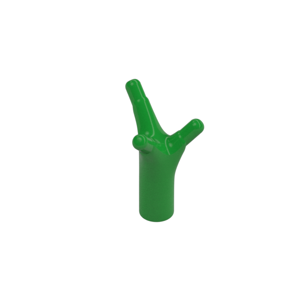 Bright Green Bar 1L / Stem with 3 Sprouts/Prongs - New - $0.12