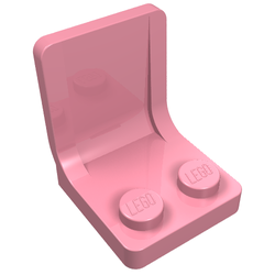Pink Seat / Chair 2x2 - Used - $0.33