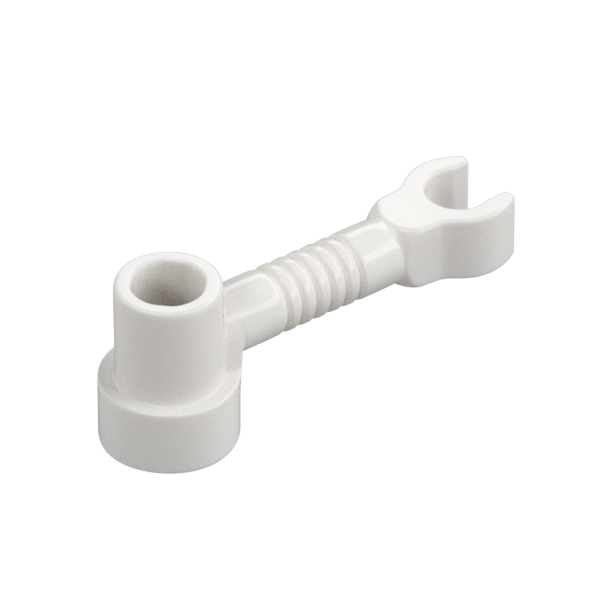 White Bar 1x3 [Clip / Anti-Stud] - Used - $3.83