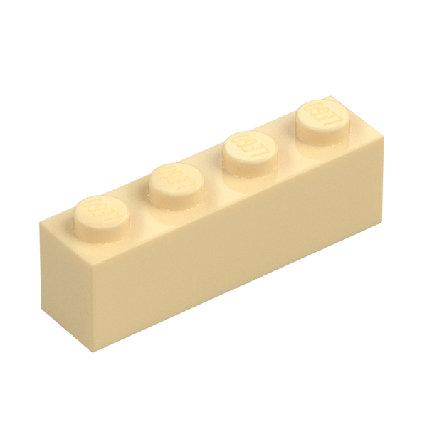 Tan Brick 1x4 - New - $0.12