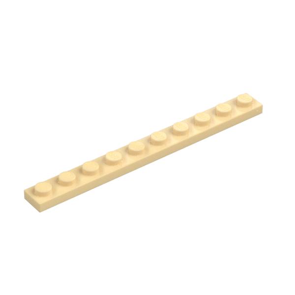 Tan Plate 1x10 - Used - $0.09