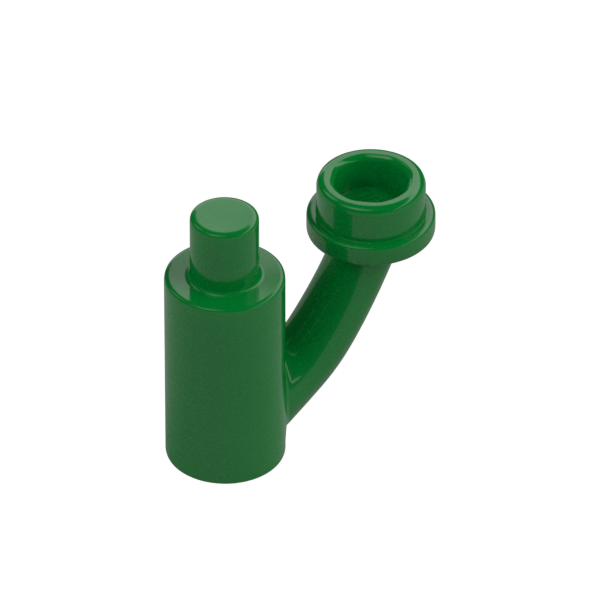 Green Plant, with Bar and Off-shoot with Stud - New - $0.13
