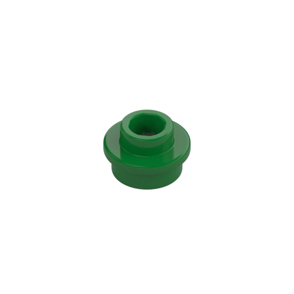 Green Plate Round 1x1 with Open Stud - New - $0.02