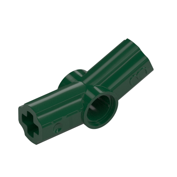 Dark Green Technic Axle and Pin Connector Angled #3 - 157.5° - New - $0.12
