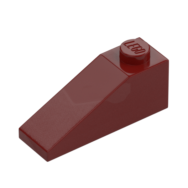 Dark Red Slope 33° 3x1 - Used - $0.06
