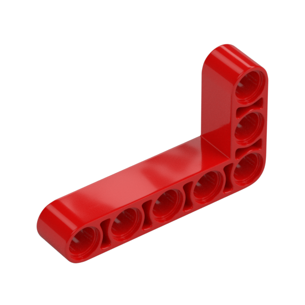 Red Technic Beam 3x5 L-Shape Thick - Used - $0.04