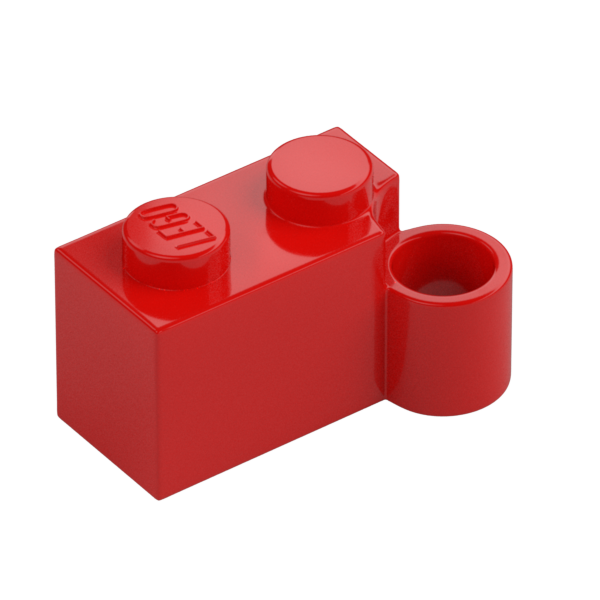Red Hinge Brick 1x4 [Lower] - Used - $0.07